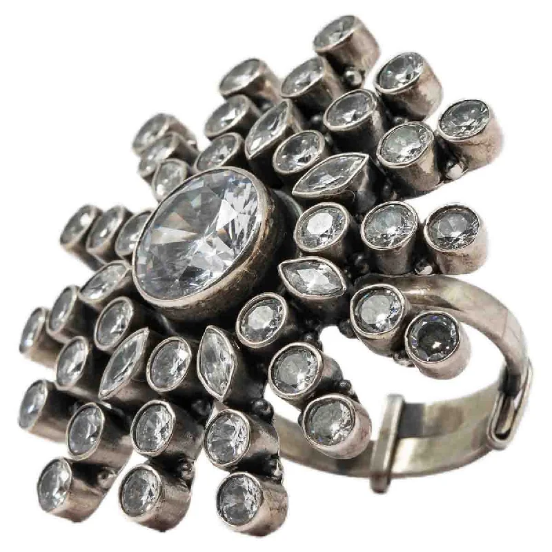 High-Quality Jewelry At A Fraction Of The Cost Silver Flower Ring