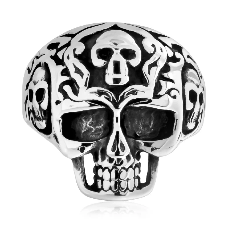 Stainless Steel Skull Ring