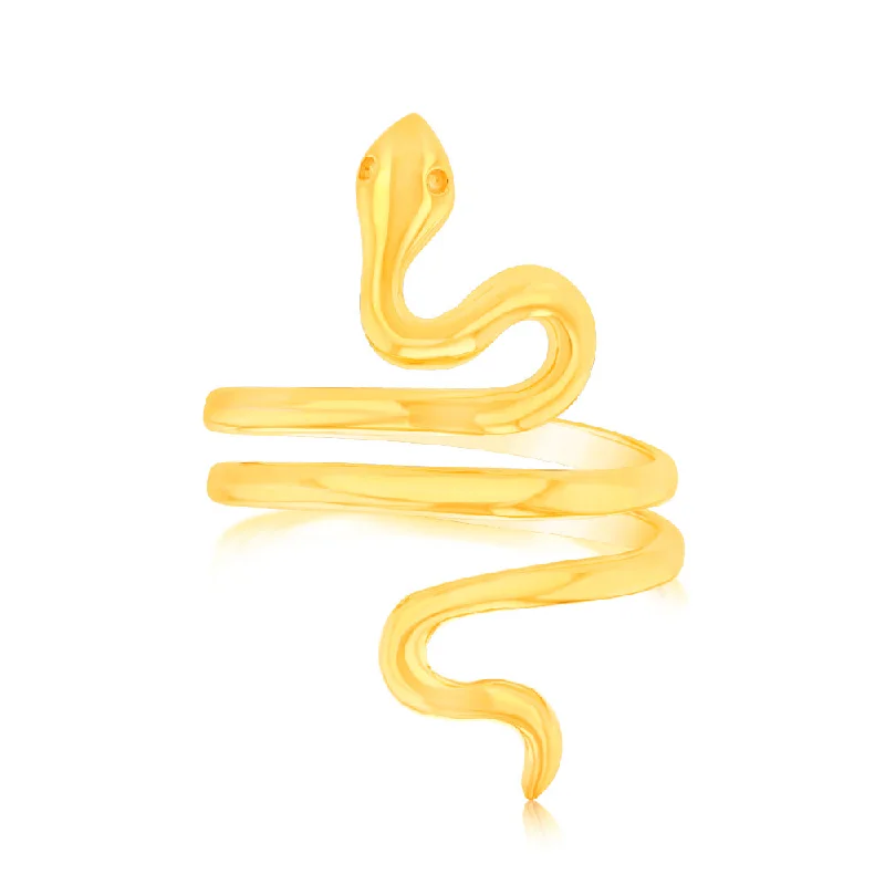 Special Offers On Handcrafted And Designer Jewelry Sterling Silver Gold Plated Spiral Snake Ring Special Offers On Handcrafted And Designer Jewelry Sterling Silver Gold Plated Spiral Snake Ring