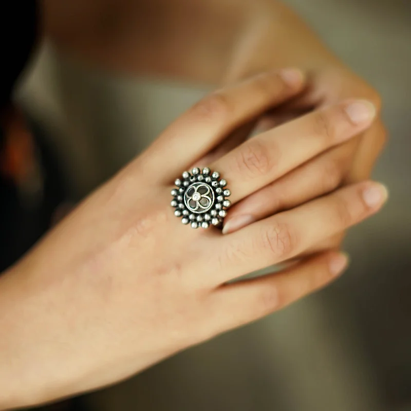 Get The Jewelry You Love At A Price You Love Teejh Nira Antique Silver Polish Ring