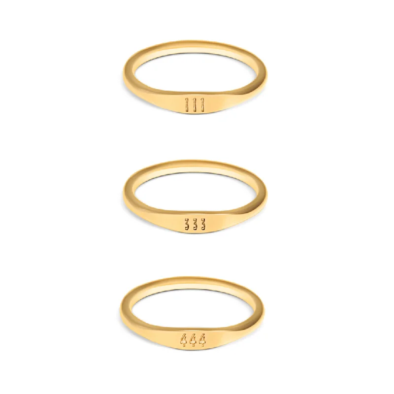 Affordable Luxury Jewelry For Every Occasion Thin Angel Number Ring