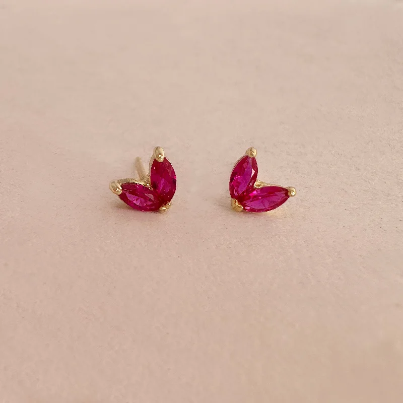 Get Your Favorite Jewelry At The Best Price Violet - CZ Petal Studs