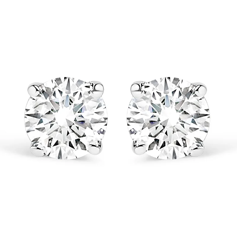 The Perfect Jewelry Piece At The Perfect Price Sterling Silver Round Diamond Solitaire Stud Earring The Perfect Jewelry Piece At The Perfect Price Sterling Silver Round Diamond Solitaire Stud Earring