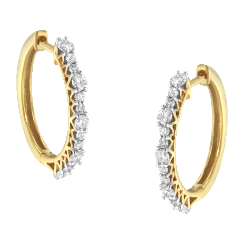 Once-A-Year Jewelry Sale – Grab Your Favorites Now Yellow Gold Plated Sterling Silver Diamond Hoop Earrings Once-A-Year Jewelry Sale – Grab Your Favorites Now Yellow Gold Plated Sterling Silver Diamond Hoop Earrings