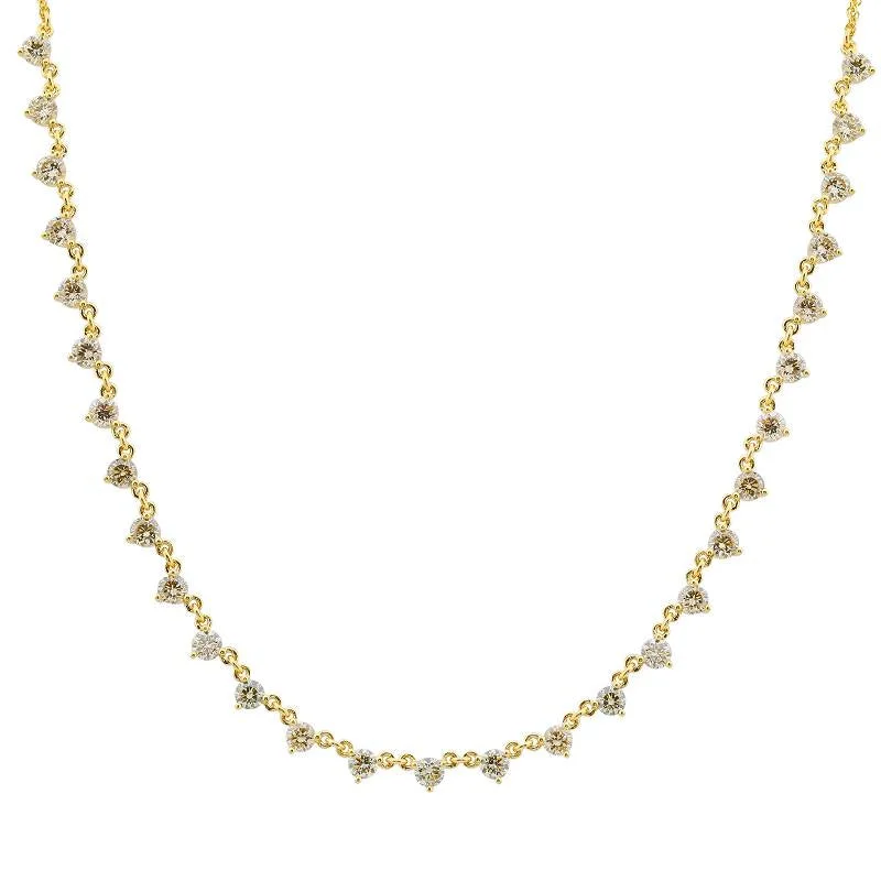 Grab Your Dream Jewelry At The Lowest Prices 2.13ct Floating Diamond Tennis Necklace Section Grab Your Dream Jewelry At The Lowest Prices 2.13ct Floating Diamond Tennis Necklace Section