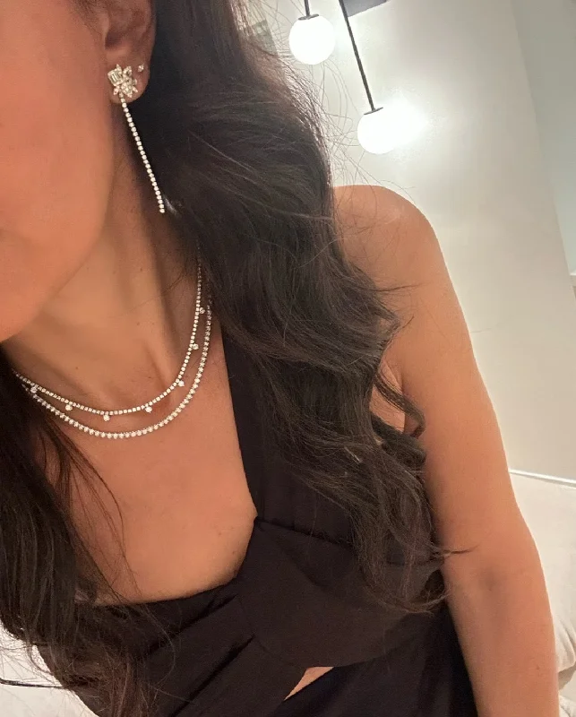 Unmissable Jewelry Sale – Shop Before It's Too Late Diamond Drop Tennis Necklace
