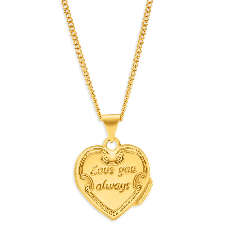 Luxury Jewelry Without The Luxury Price Tag 9ct 2 Toned 'Love You Always' Locket
