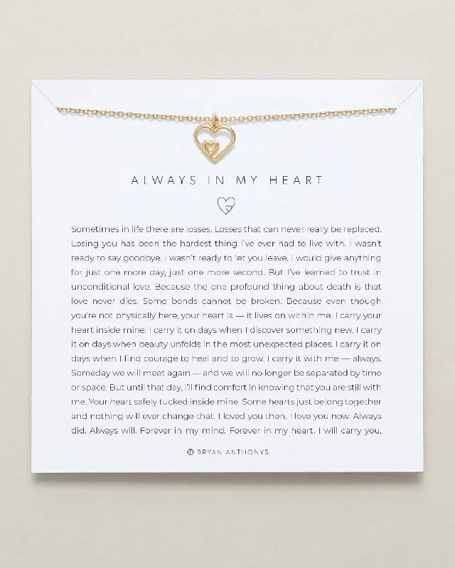 Seasonal Jewelry Deals – Elevate Your Style Always In My Heart Necklace