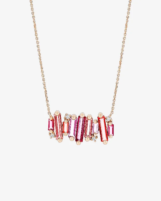 Get Your Favorite Jewelry At The Best Price Amalfi Burst Red Mix Stacker Pendant