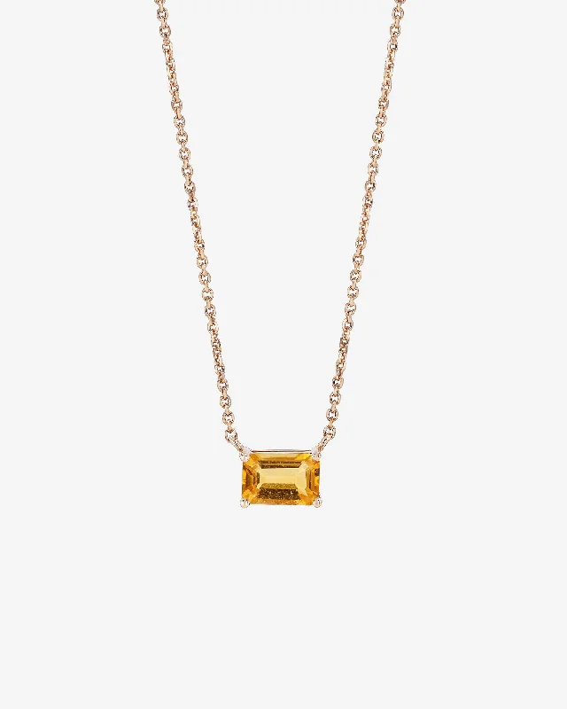 Shop Dazzling Jewelry At The Best Prices Amalfi Emerald Cut Citrine Pendant