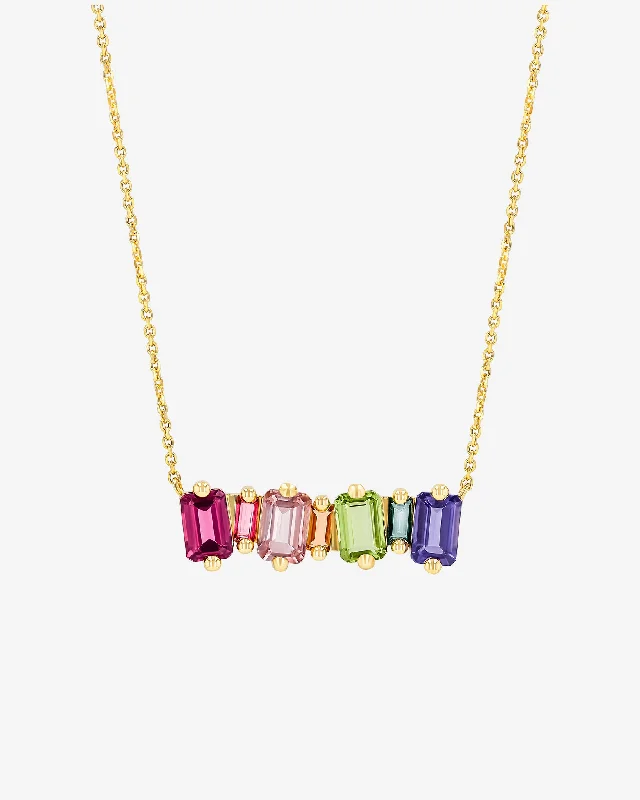 Shop Modern Jewelry Collections With Exclusive Discounts Ann Blend Rainbow Bar Pendant