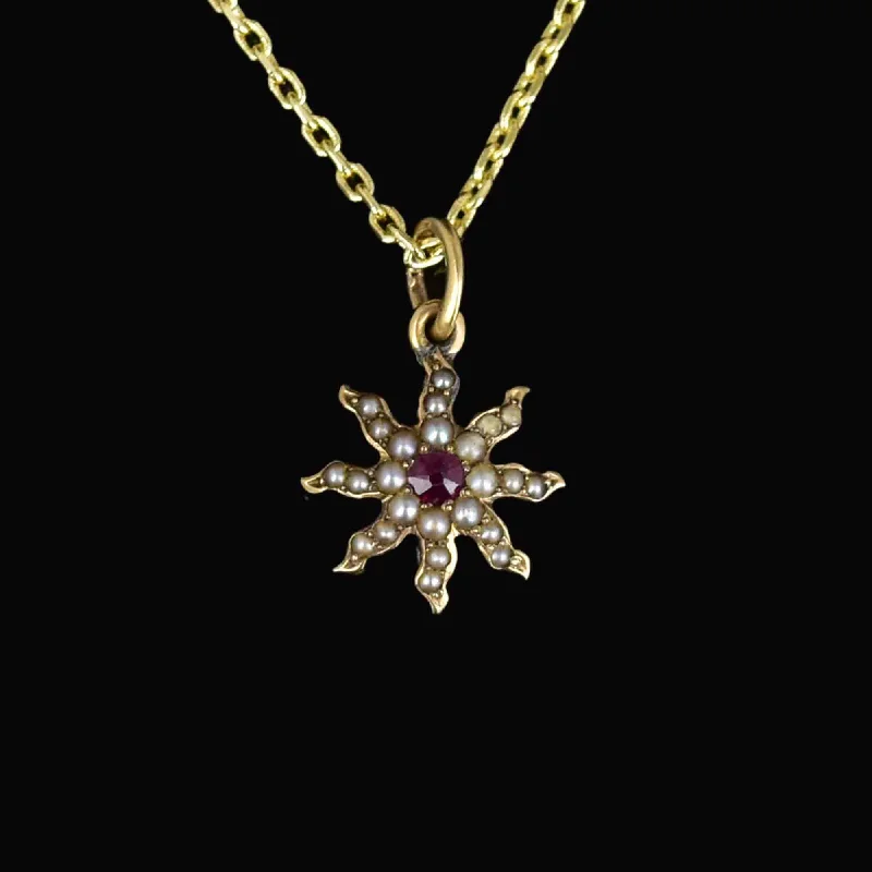 Personalized Jewelry Sale – Meaningful Gifts At Great Prices Antique 14K Gold Pearl Ruby Star Charm Pendant Necklace Personalized Jewelry Sale – Meaningful Gifts At Great Prices Antique 14K Gold Pearl Ruby Star Charm Pendant Necklace