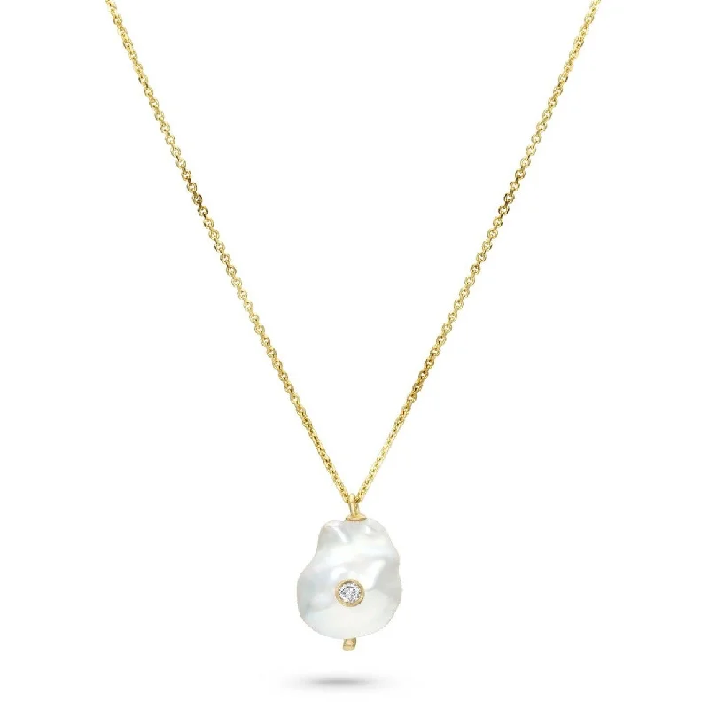 Baby Baroque Diamond Necklace