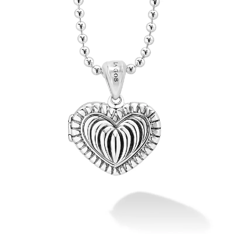 Stunning Jewelry At Even More Stunning Prices Beloved Fluted Heart Locket Necklace