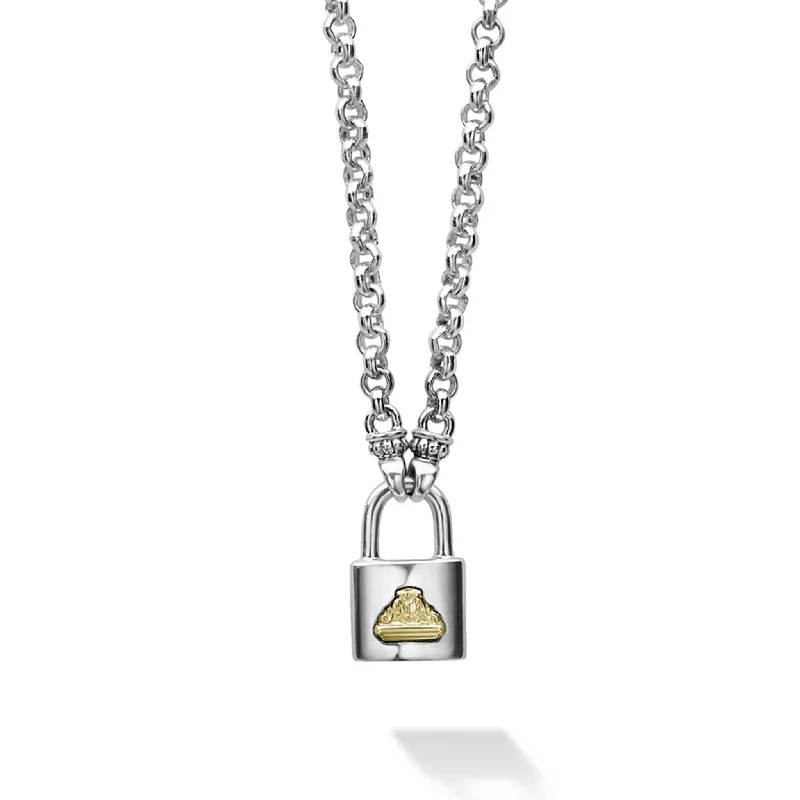 Exclusive Jewelry Bundles At Discounted Rates Beloved Petite Two-Tone Lock Necklace Exclusive Jewelry Bundles At Discounted Rates Beloved Petite Two-Tone Lock Necklace