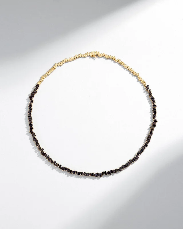 Elegant Jewelry Pieces At Unbelievable Prices Bold Black Sapphire Tennis Necklace