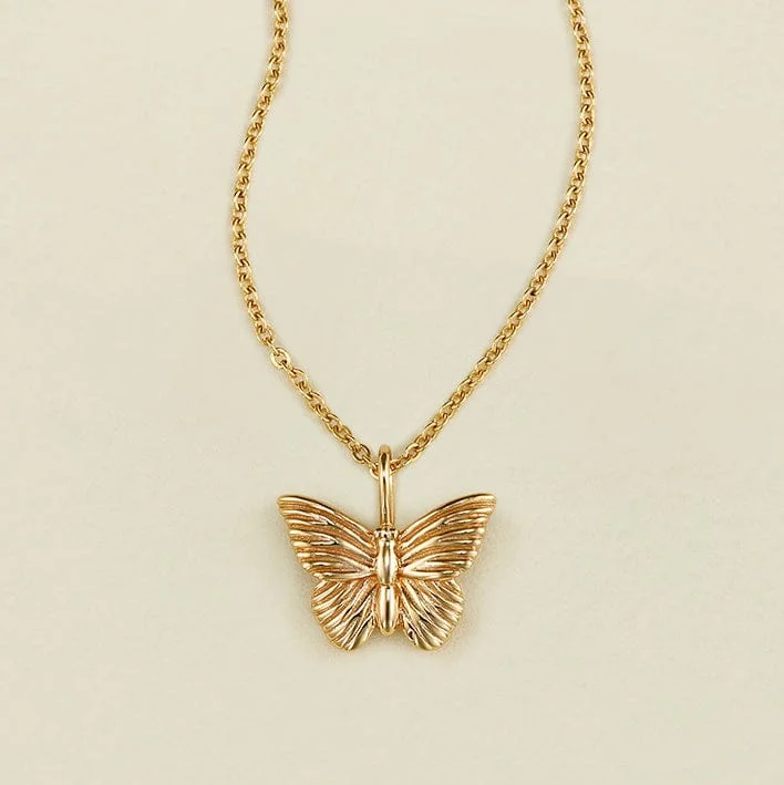 Butterfly Pendant Necklace