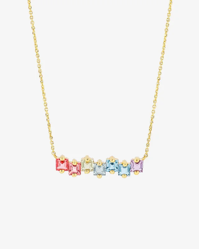 Luxury Jewelry Clearance – Shop Premium Styles Now Cierra Pastel Bar Pendant