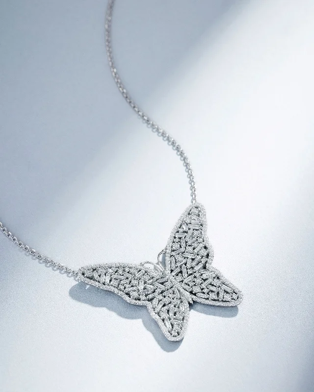Get The Jewelry You Love At A Price You Love Classic Diamond Large Butterfly Pendant Get The Jewelry You Love At A Price You Love Classic Diamond Large Butterfly Pendant