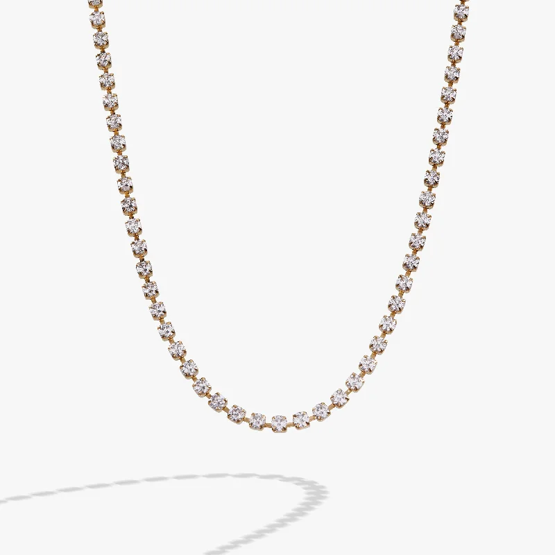 Jewelry Sale Alert – Shop Timeless Elegance Today Crystal Tennis Chain Necklace