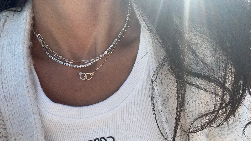 Unique Jewelry For Less – Shop The Sale Now Diamond Hand Cuff Necklace