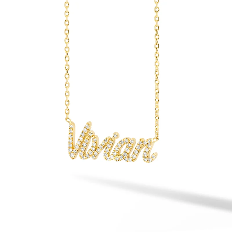 Don't Miss Our Biggest Jewelry Sale Of The Season Diamond Pave Custom Name Necklace Don't Miss Our Biggest Jewelry Sale Of The Season Diamond Pave Custom Name Necklace
