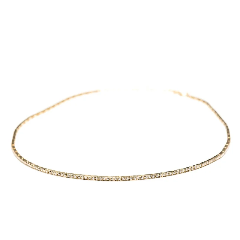 Shop Modern Jewelry Collections With Exclusive Discounts Diamond Ribbon Choker