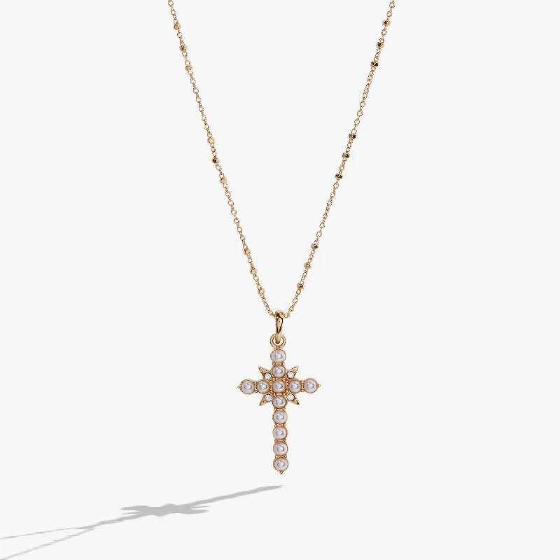 Dazzle With Discounts – Shop Jewelry On Sale Divine Guides Cross Pendant Necklace