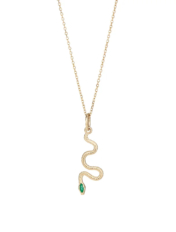 Final Call For Exquisite Jewelry At Reduced Rates Emerald Serpent Pendant