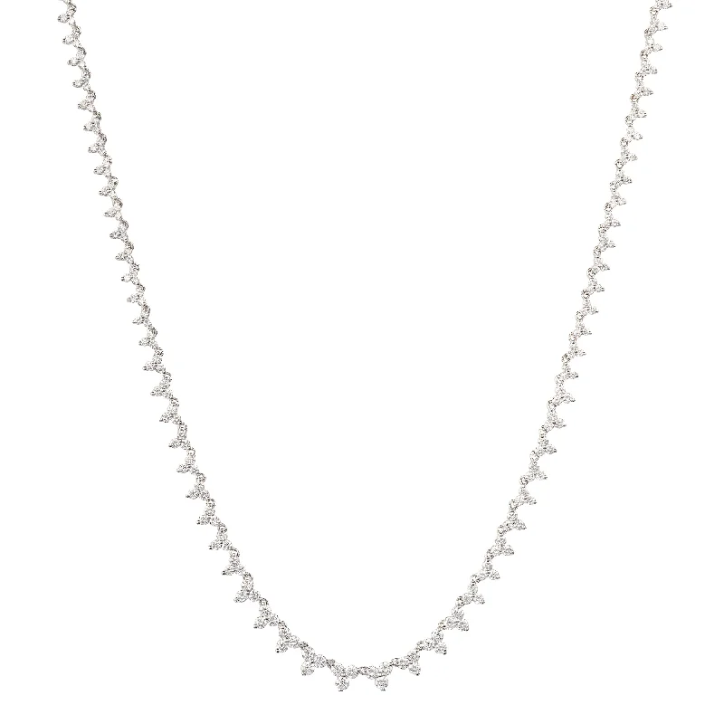 Jewelry Deals That Sparkle – Shop Today Eternity Diamond Flower Necklace