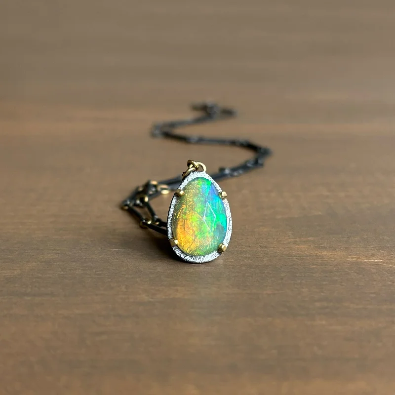 Exclusive Jewelry Sale – Grab Timeless Pieces Now Ethiopian Opal Teardrop Drape Necklace Exclusive Jewelry Sale – Grab Timeless Pieces Now Ethiopian Opal Teardrop Drape Necklace