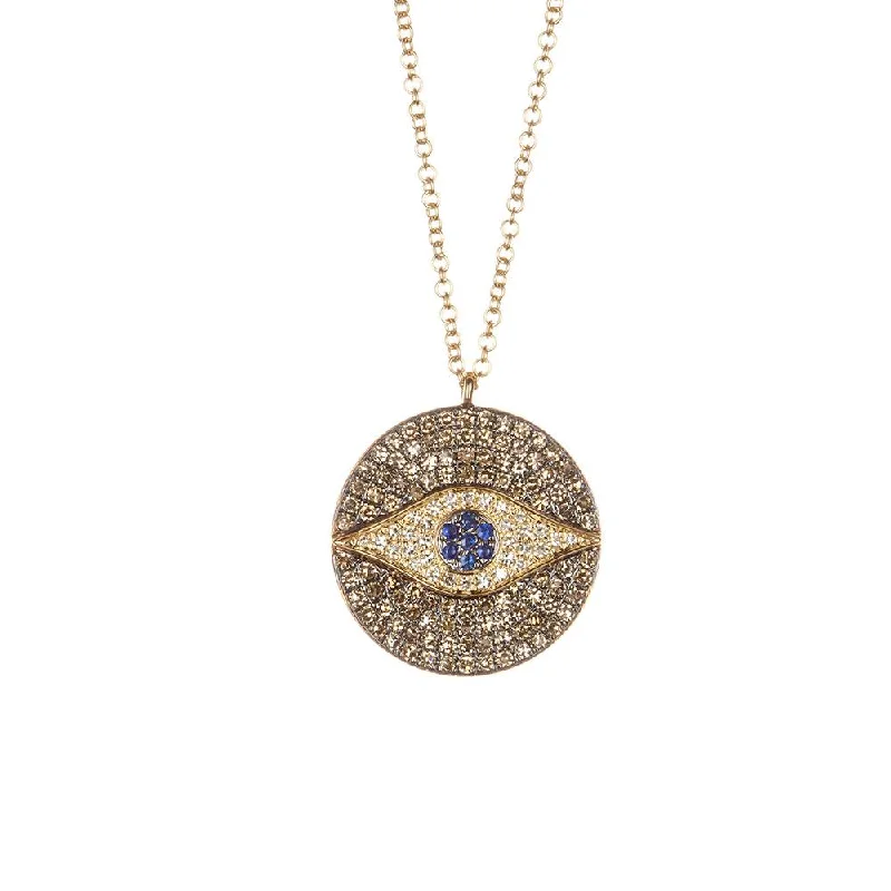 Timeless Elegance, Temporary Discounts – Act Fast Evil Eye Medallion Necklace