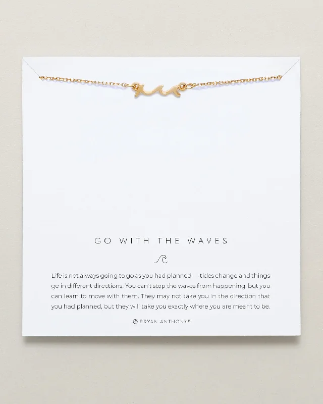 Make Your Outfit Shine With Discounted Jewelry Go With The Waves Necklace