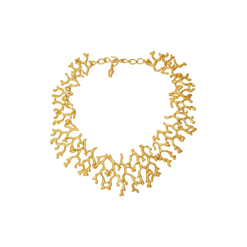 Limited-Stock Jewelry Sale – Once It's Gone, It's Gone Gold Sea Branch Necklace