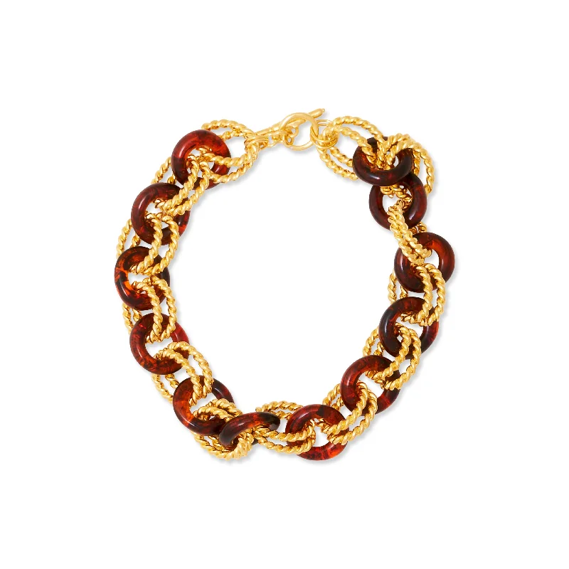 Best Jewelry Sale – Shop Exclusive Designs Now Gold & Tortoise Twist Link Necklace