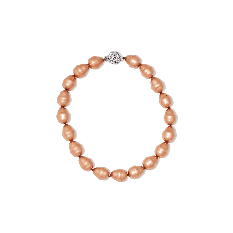 Unmissable Discounts On Timeless Jewelry Pieces Golden Baroque Pearl Necklace