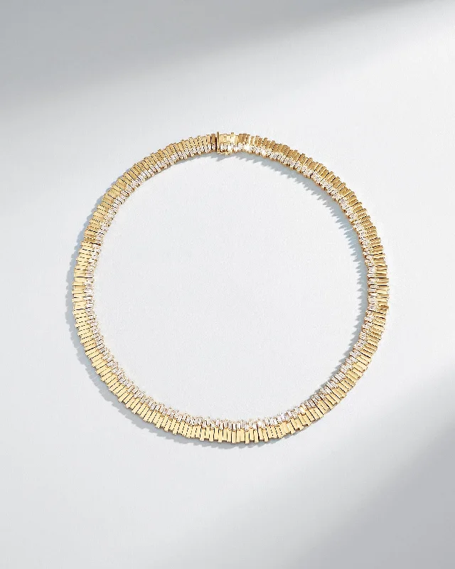 Bold And Beautiful Jewelry Now At Irresistible Prices Golden Midi Stacker Diamond Tennis Necklace Bold And Beautiful Jewelry Now At Irresistible Prices Golden Midi Stacker Diamond Tennis Necklace