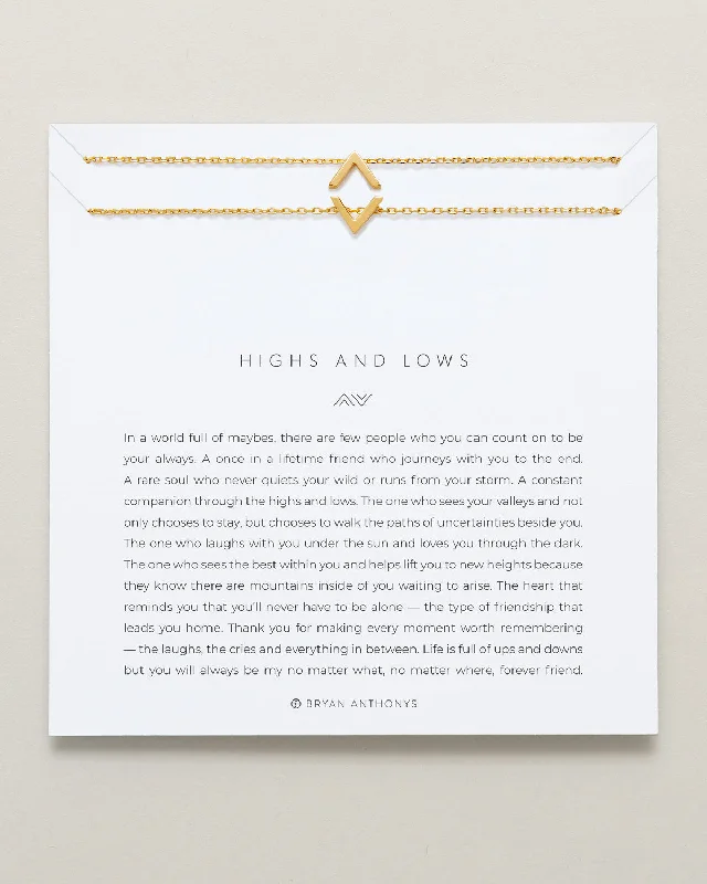 Grab Your Favorite Jewelry At The Lowest Prices Highs & Lows Icon Necklace Set
