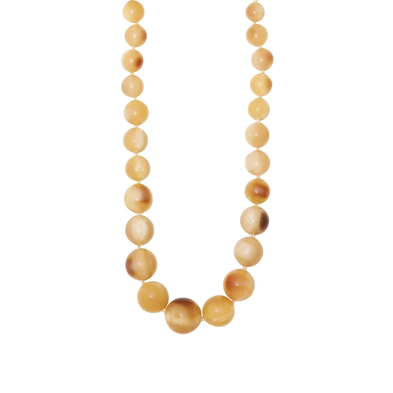 Exclusive Gemstone Jewelry At Special Prices Horn Color Bead Necklace