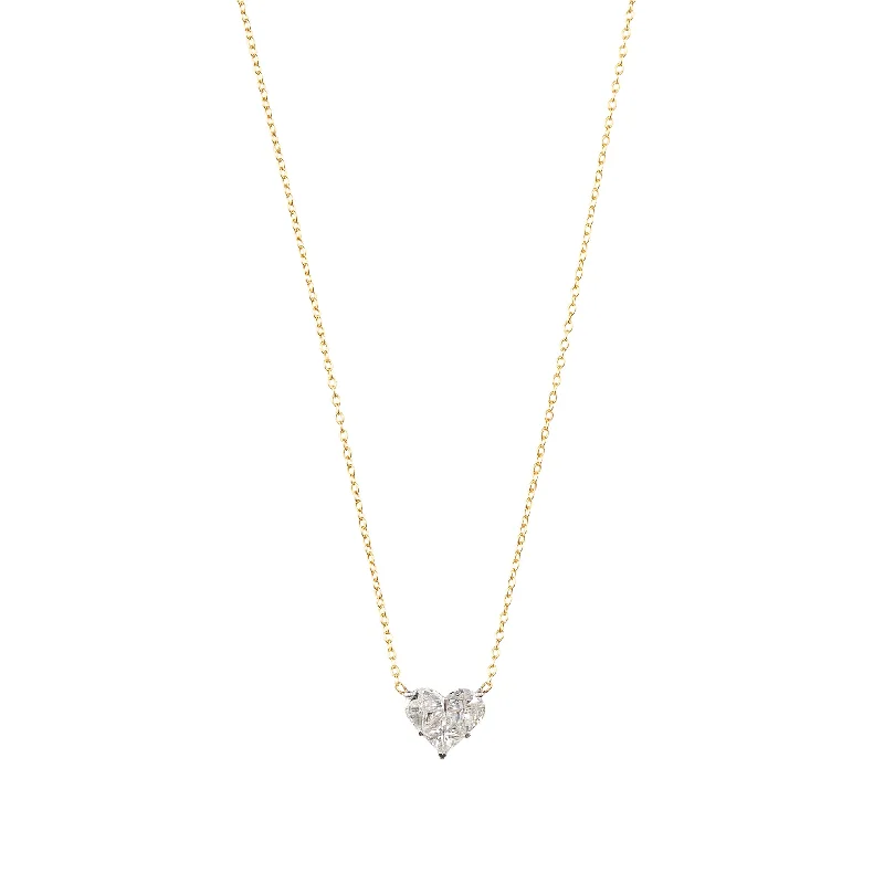 High-Quality Jewelry At A Fraction Of The Cost Illusion Heart Necklace