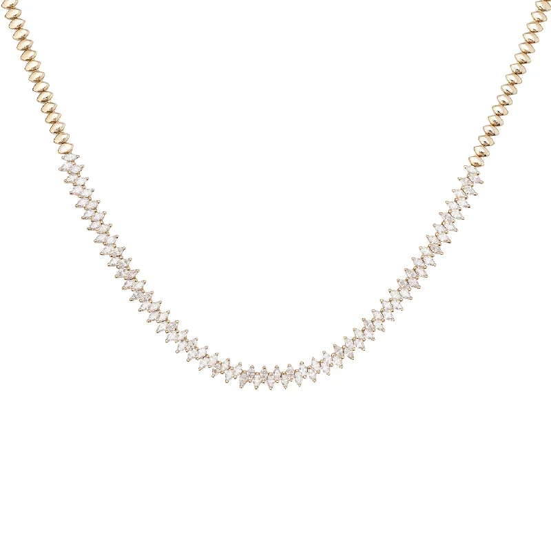 Timeless Beauty, Unbeatable Deals – Jewelry Sale On Jagged Marquise Diamond Necklace Timeless Beauty, Unbeatable Deals – Jewelry Sale On Jagged Marquise Diamond Necklace