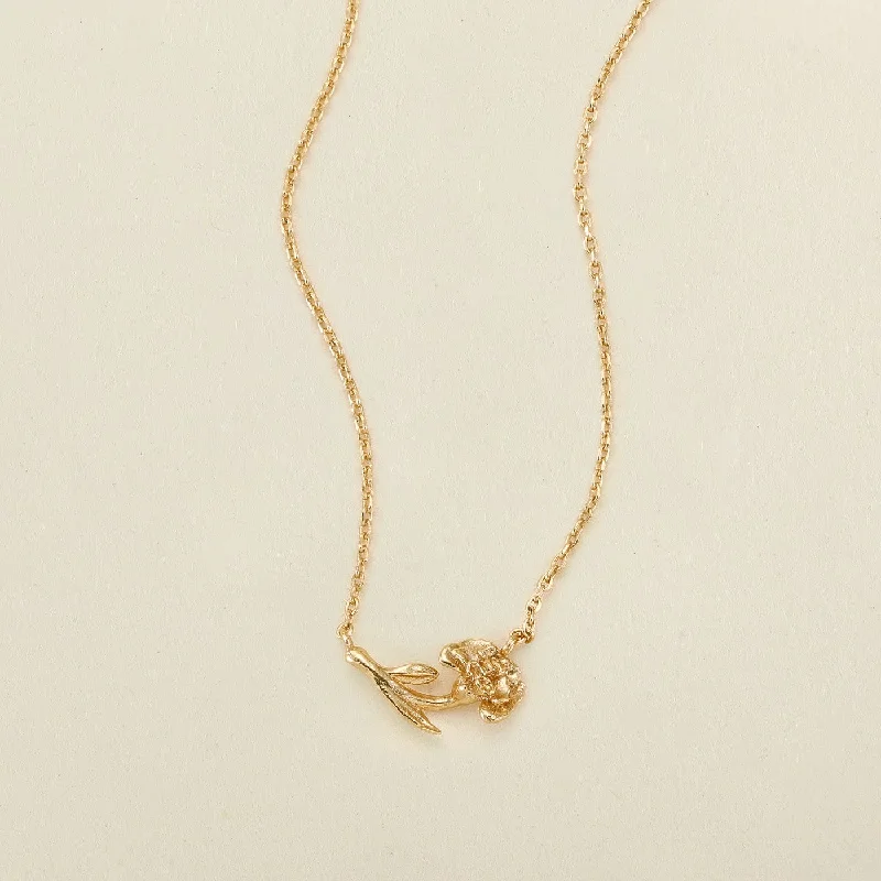 January Everbloom Birth Flower Necklace | Final Sale