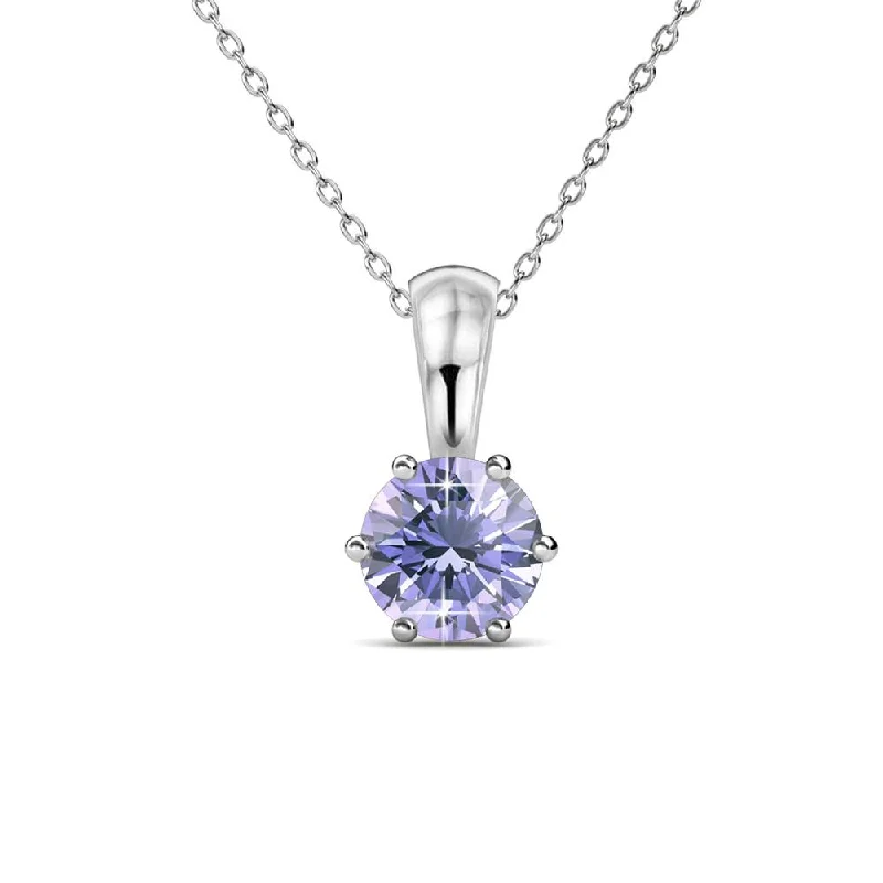 Don't Miss Out On Bestselling Jewelry At Special Prices June Birthstone Alexandrite Necklace 18k White Gold Plated Solitaire Necklace with 1CT Swarovski Crystal Don't Miss Out On Bestselling Jewelry At Special Prices June Birthstone Alexandrite Necklace 18k White Gold Plated Solitaire Necklace with 1CT Swarovski Crystal