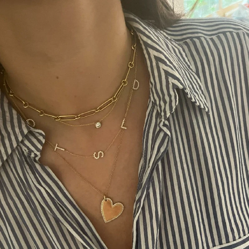 Gorgeous Jewelry, Limited-Time Savings 1+1 Link & Loop Chain Necklace