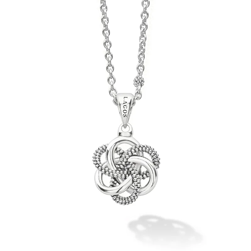 Luxury Meets Affordability – Jewelry Sale Live Now Love Knot Small Sterling Silver Pendant Necklace Luxury Meets Affordability – Jewelry Sale Live Now Love Knot Small Sterling Silver Pendant Necklace