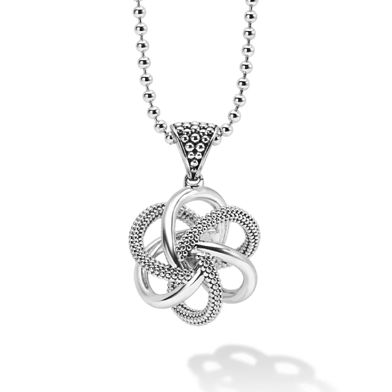 Exclusive Jewelry Sale Event – Shop Now Love Knot Large Sterling Silver Pendant Necklace Exclusive Jewelry Sale Event – Shop Now Love Knot Large Sterling Silver Pendant Necklace