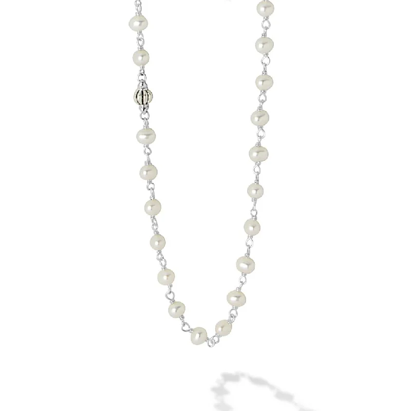 Get Ready To Sparkle – Special Jewelry Discounts Luna Beaded Pearl Necklace