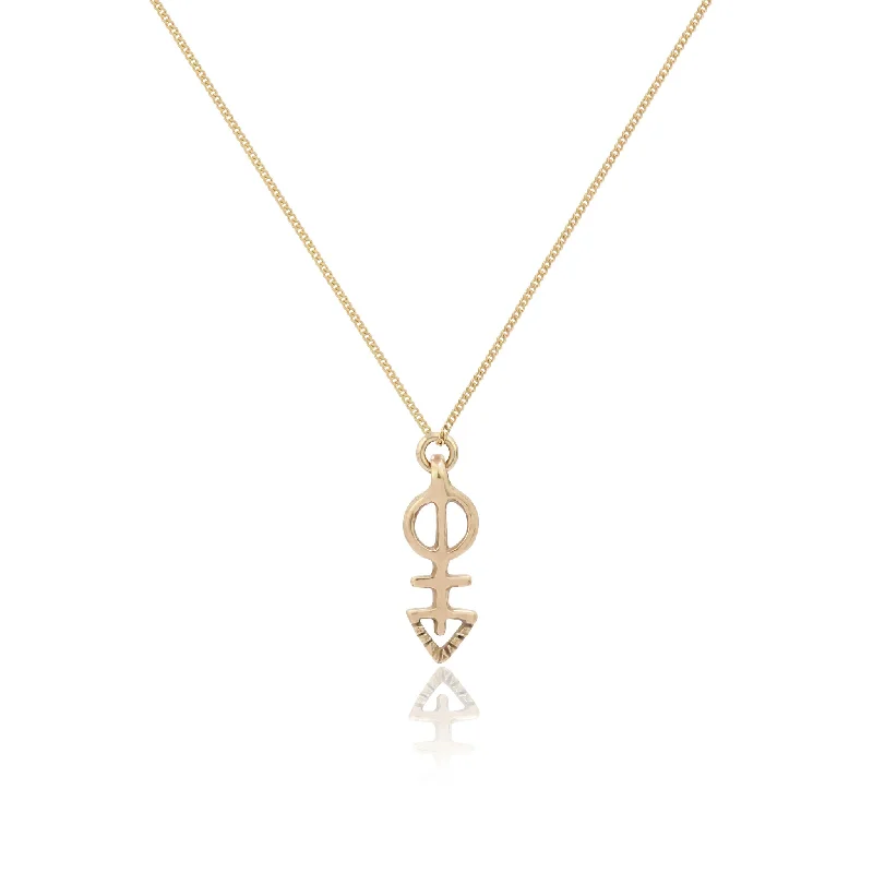 Luxury Handcrafted Jewelry For Elegant Looks Mini Ma'at Charm Necklace