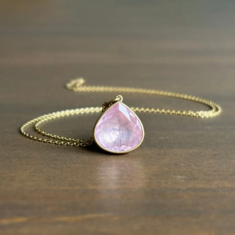 Buy More, Save More – Special Jewelry Discounts Morganite Teardrop Necklace