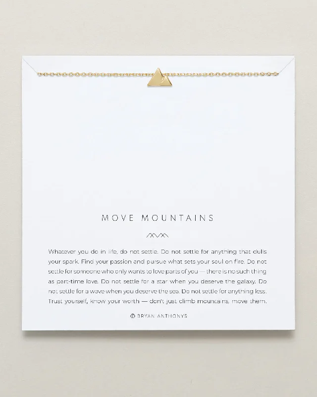 Affordable Luxury Jewelry For Every Occasion Move Mountains Necklace